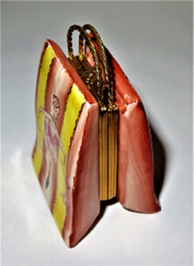 LIMOGES FRANCE BOX - RMC - STRIPED PURSE & BALLERINA - TOTE BAG - SHOPPING BAG
