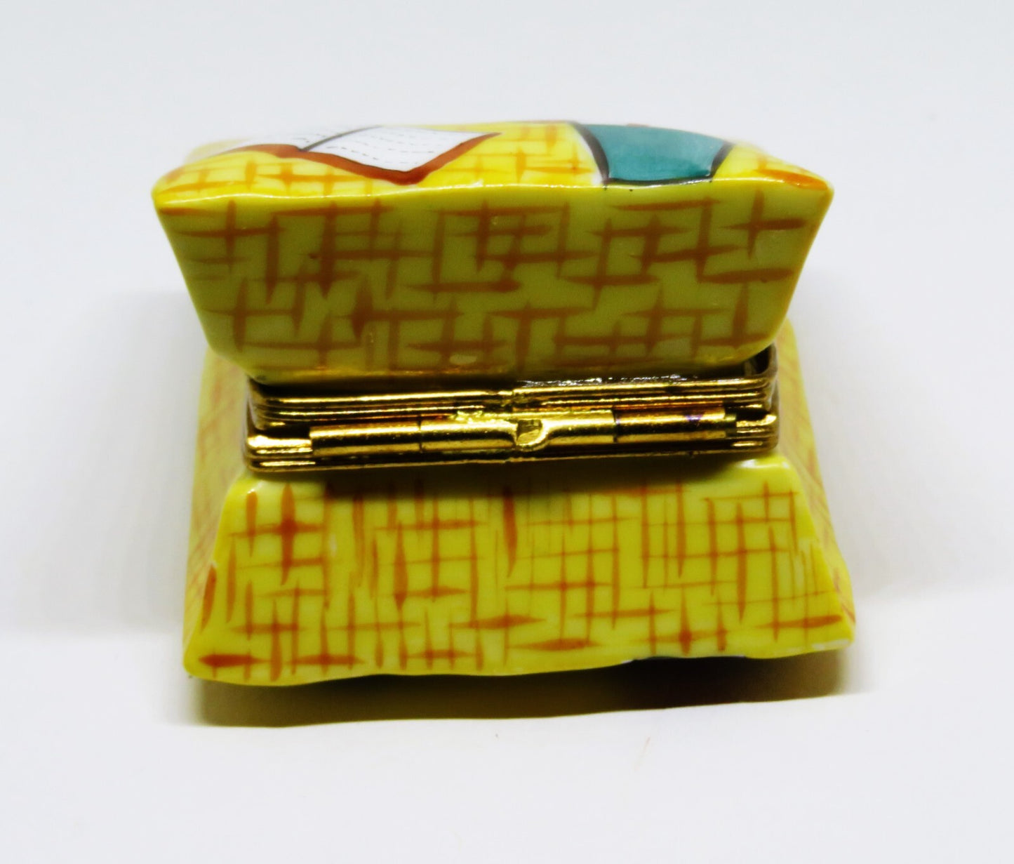 LIMOGES BOX~ LIMOGES IMPORTS ~ STRAW BEACH BAG ~ PURSE/TOTE BAG ~ FRENCH RIVIERA