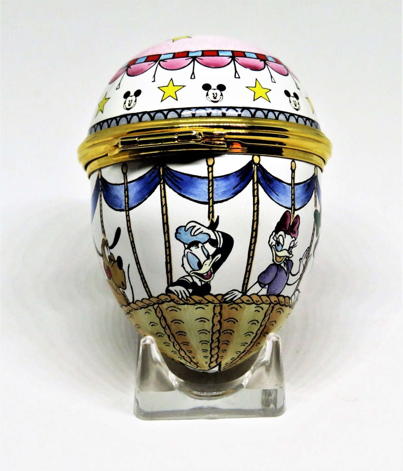 HALCYON DAYS BOX - MICKEY MOUSE & FRIENDS HOT AIR BALLOON - EGG - DISNEY