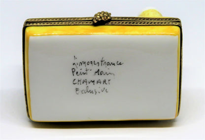 LIMOGES BOX - CHAMART - "CELEBRATE" BANNER & CHAMPAGNE - WEDDING - GRADUATION