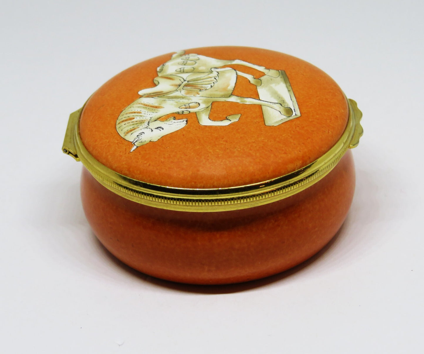 HALCYON DAYS ENAMEL BOX - TANG DYNASTY HORSE - CHINESE ART - ASHMOLEAN MUSEUM