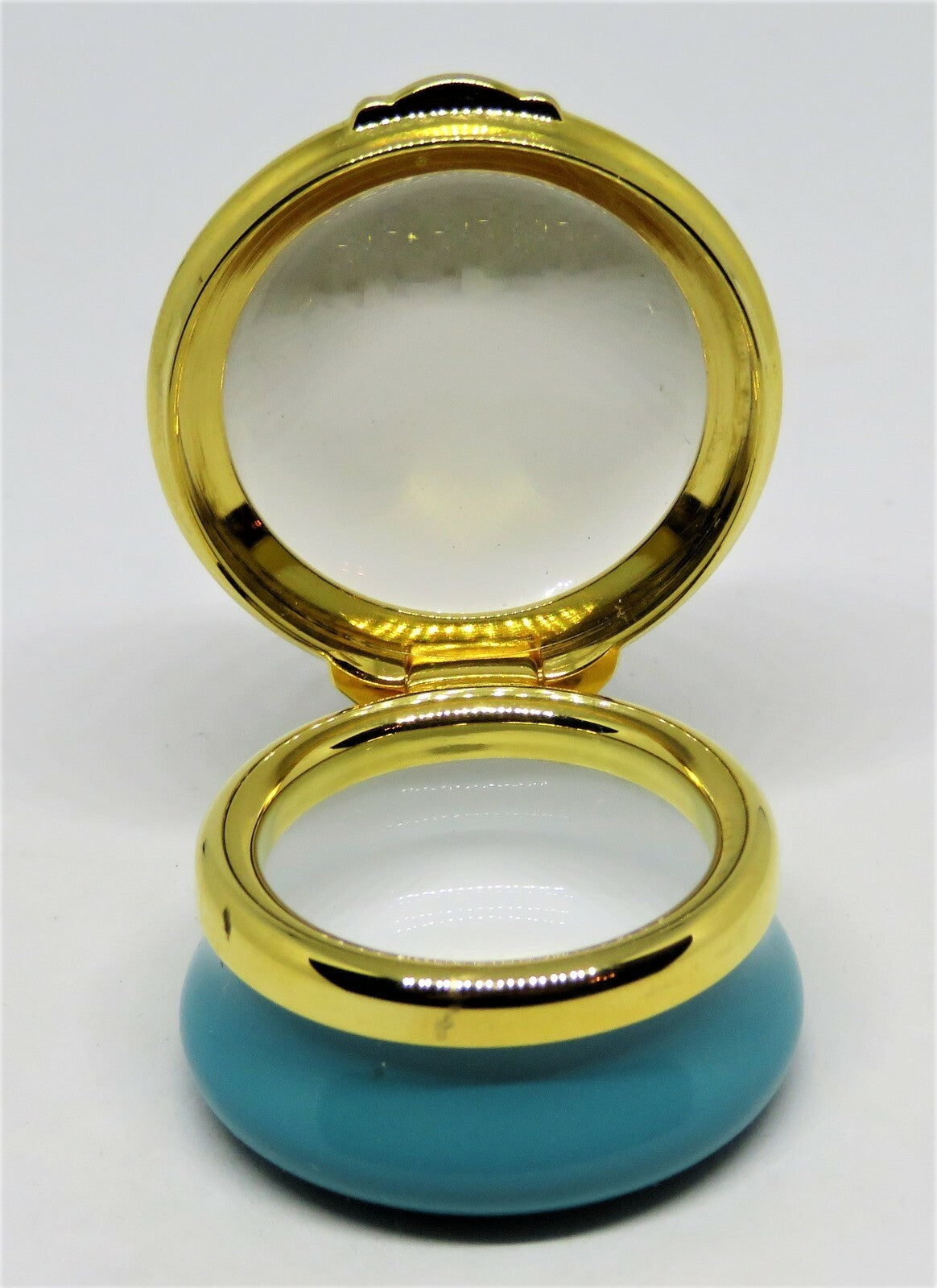 ASHLEY ENGLISH ENAMEL BOX - MOUSE & "SIMPLY THE BEST" SIGN - MIB