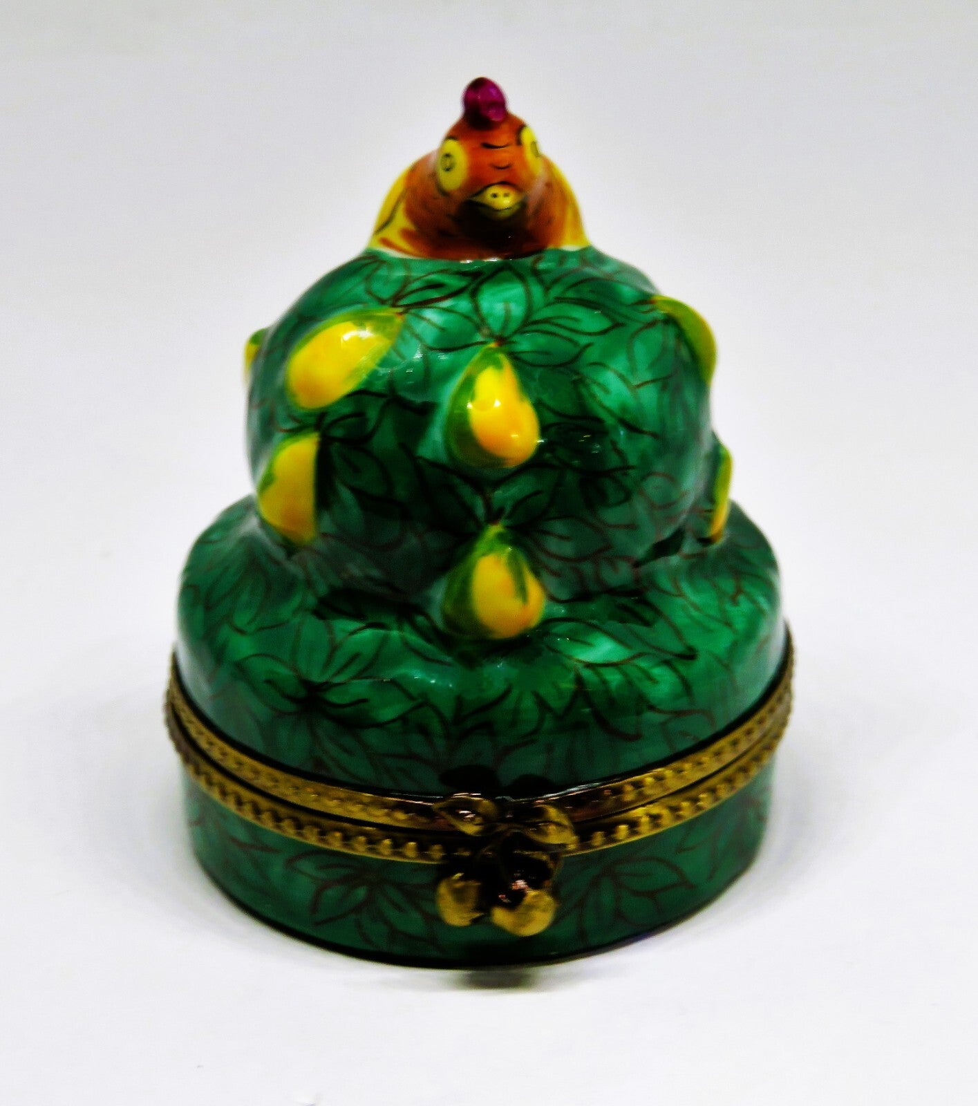 LIMOGES BOX - TWELVE DAYS OF CHRISTMAS CAROL - A PARTRIDGE IN A PEAR TREE - LE