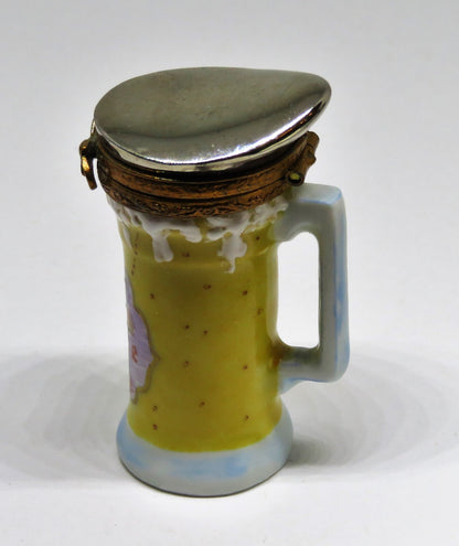 LIMOGES FRANCE BOX - BEER MUG - STEIN - KEG & CUPS - OKTOBERFEST