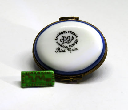 LIMOGES FRANCE BOX - PARRY-VIEILLE - Y2K BUG & COMPUTER CHIP - YEAR 2000 - RARE!