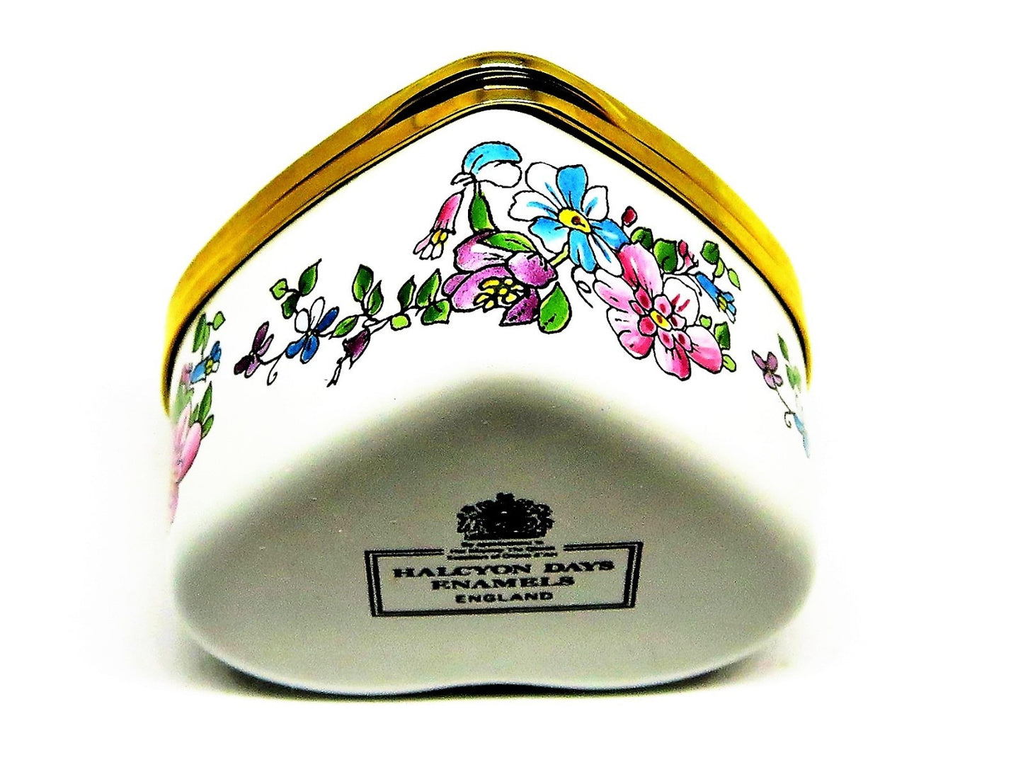 HALCYON DAYS ENAMEL BOX - HEART & FLOWERS -"YOU ARE SO SPECIAL"- ANNIVERSARY