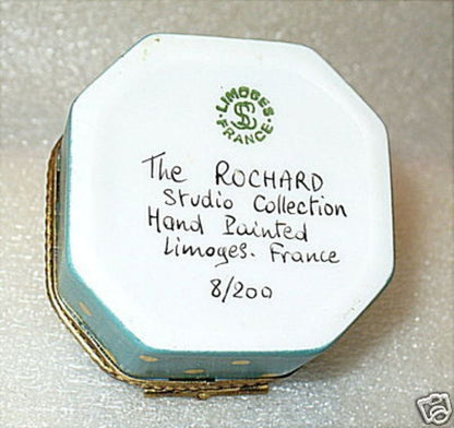 LIMOGES FRANCE BOX ~ ROCHARD ~ STUDIO COLLECTION TEDDY BEARS ~ HAND PAINTED ~ LE