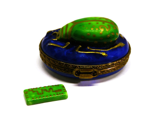 LIMOGES FRANCE BOX - PARRY-VIEILLE - Y2K BUG & COMPUTER CHIP - YEAR 2000 - RARE!