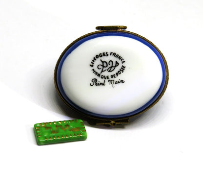 LIMOGES FRANCE BOX - PARRY-VIEILLE - Y2K BUG & COMPUTER CHIP - YEAR 2000 - RARE!