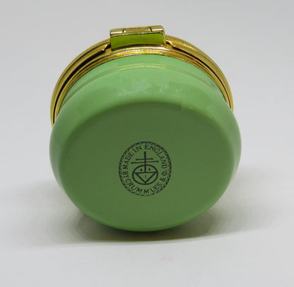 CRUMMLES ENGLISH ENAMEL BOX - SCOTTISH TERRIER PUPPY - DOG - SCOTTY - SCOTTIE