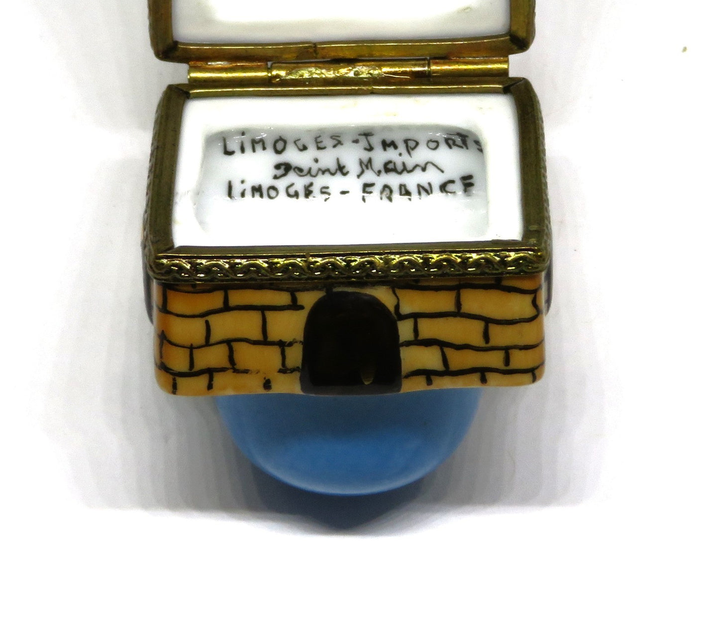 LIMOGES IMPORTS BOX -JUDAICA- HANUKKAH DREIDEL - WALLED CITY OF JERUSALEM - RARE