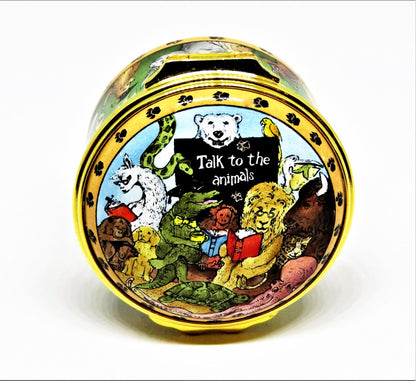 HALCYON DAYS ENAMEL BOX - DR. DOOLITTLE - "TALK TO THE ANIMALS" - MOVIES - SONG