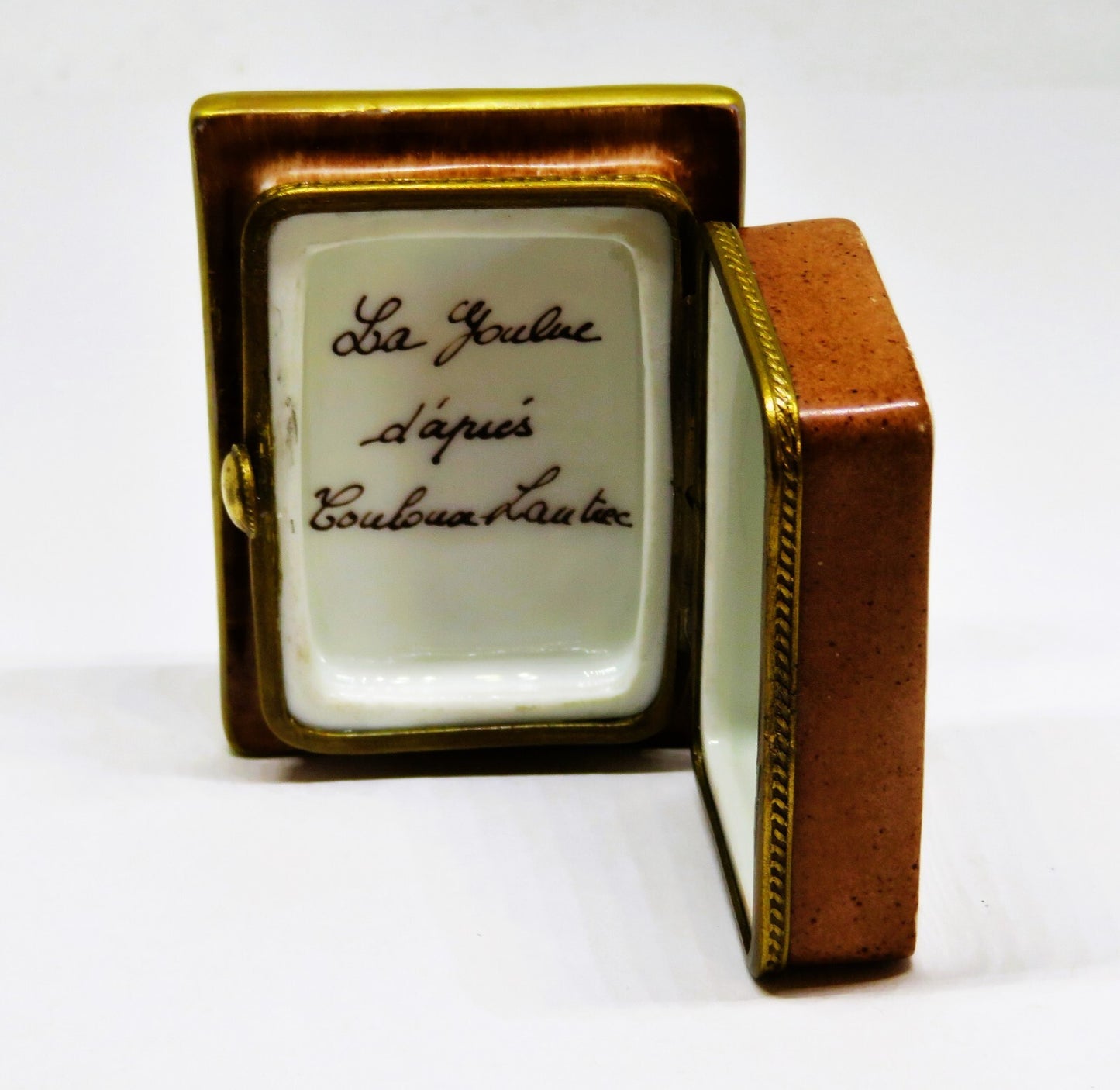 LIMOGES FRANCE BOX - TOULOUSE-LAUTREC PAINTING - MOULIN ROUGE NIGHTCLUB - PARIS