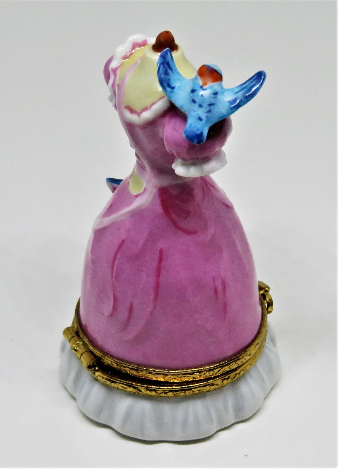 LIMOGES FRANCE BOX - ARTORIA - CINDERELLA GOWN & BIRDS - JAQ THE MOUSE - DISNEY