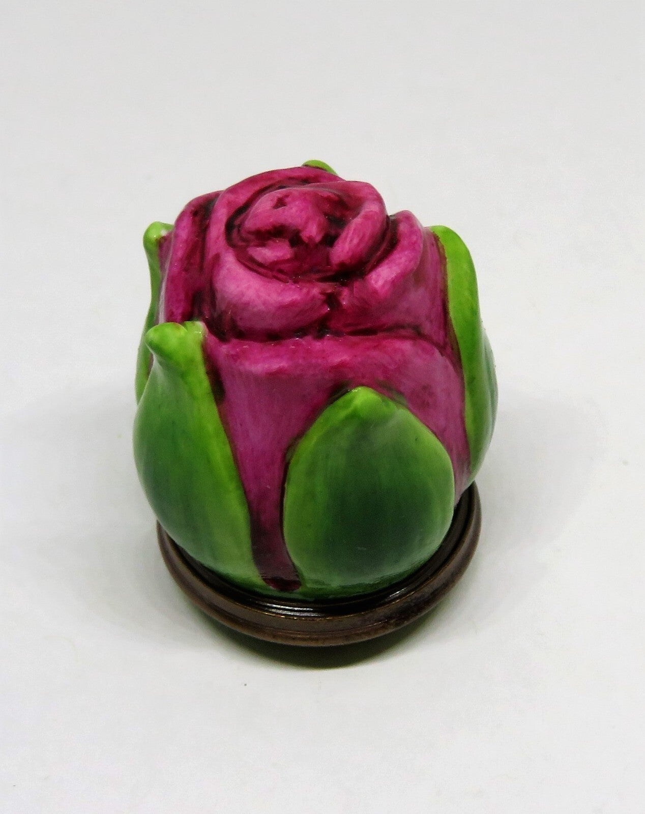 HALCYON DAYS ENAMEL BOX - ROSE BONBONNIERE - WORDSWORTH QUOTE - ANNIVERSARY