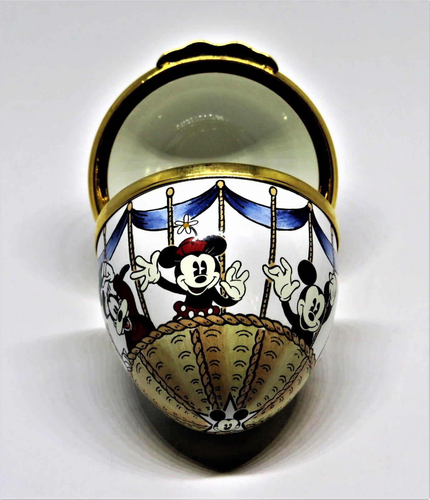 HALCYON DAYS BOX - MICKEY MOUSE & FRIENDS HOT AIR BALLOON - EGG - DISNEY