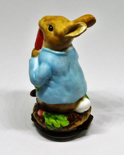 HALCYON DAYS ENAMEL BOX - "TALE OF PETER RABBIT" BONBONNIERE - BEATRIX POTTER