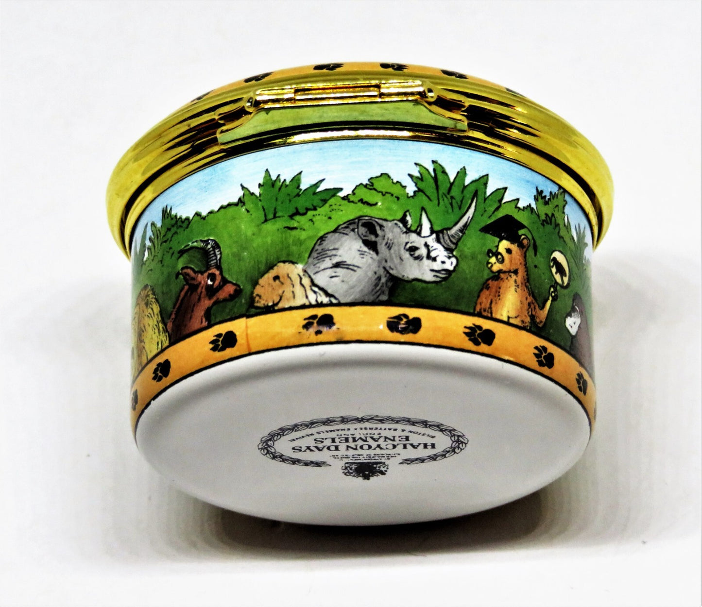 HALCYON DAYS ENAMEL BOX - DR. DOOLITTLE - "TALK TO THE ANIMALS" - MOVIES - SONG