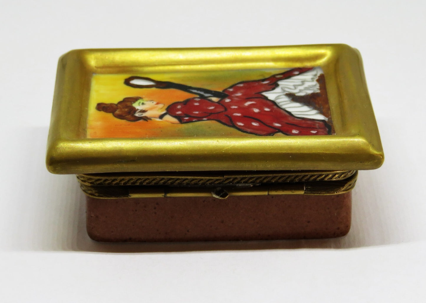 LIMOGES FRANCE BOX - TOULOUSE-LAUTREC PAINTING - MOULIN ROUGE NIGHTCLUB - PARIS