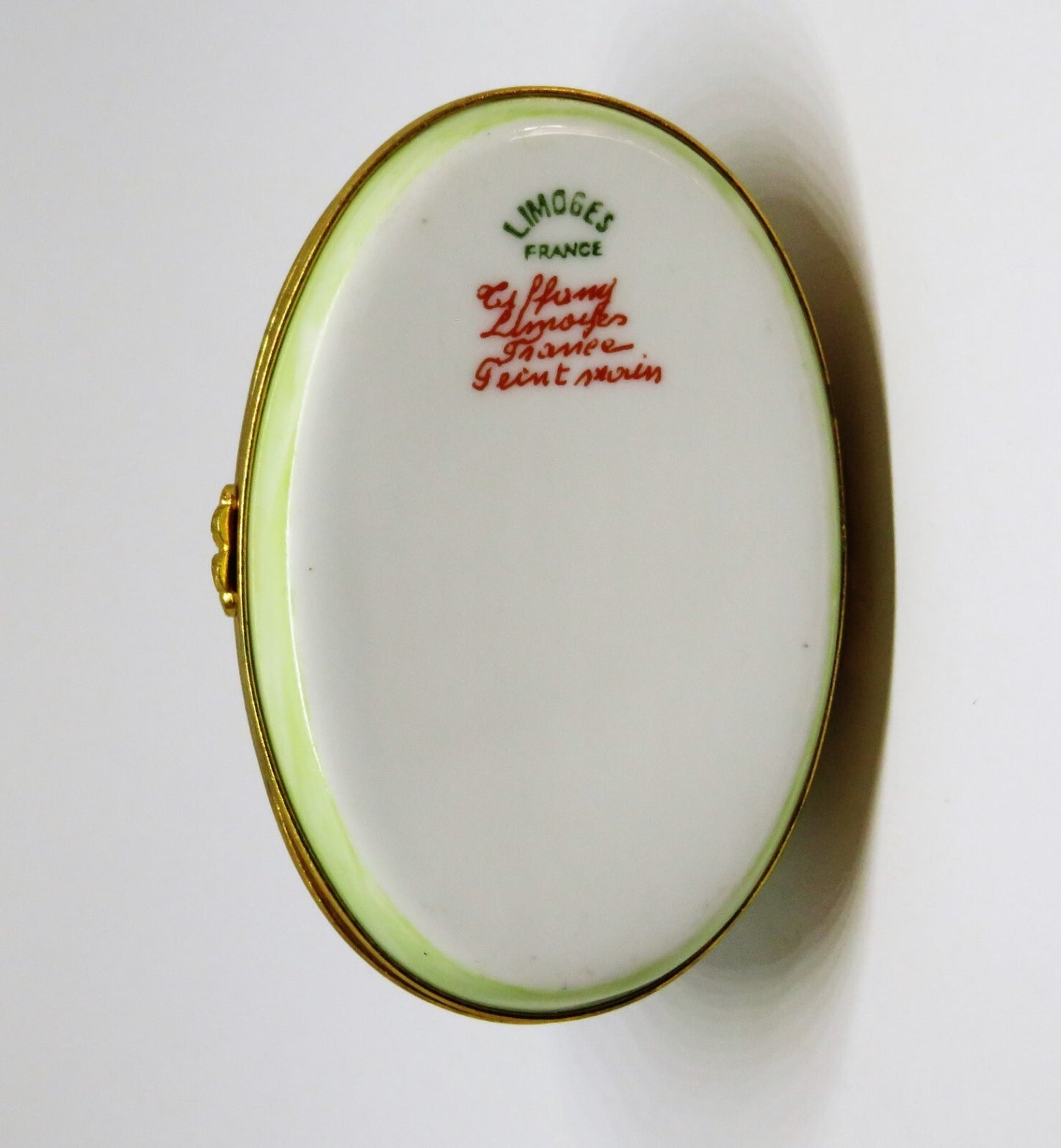 LIMOGES FRANCE BOX - TIFFANY & CO. - VINTAGE EASTER BUNNY - TURNIP & CARROTS