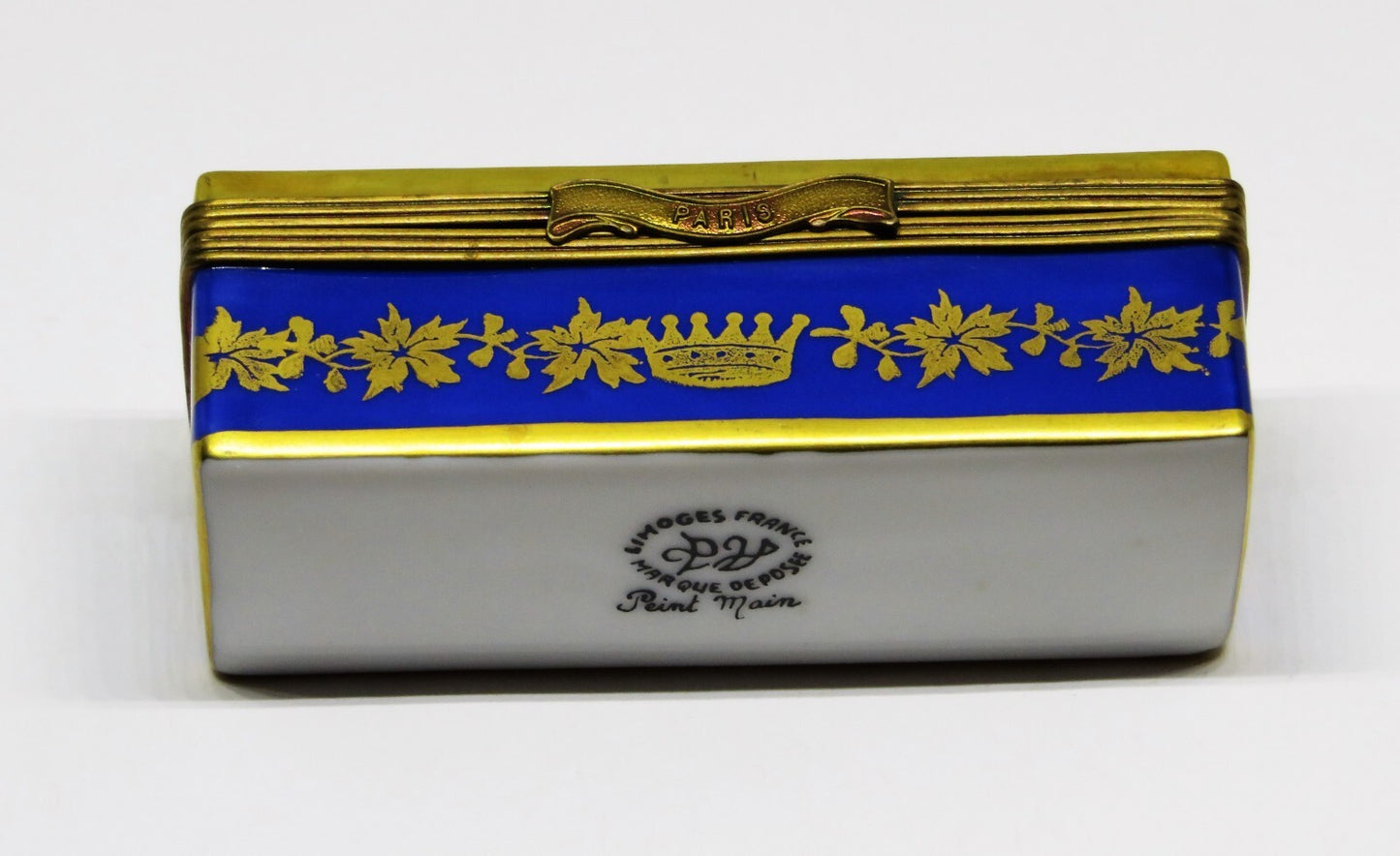 LIMOGES BOX - PV - CHAMPAGNE CASE & BOTTLE -PARIS- EIFFEL TOWER -NEW YEAR'S EVE