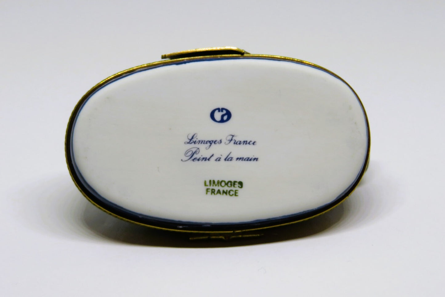 LIMOGES FRANCE BOX ~ TITANIC & ICEBERG ~ SHIP ~ OCEAN LINER ~ PEINT MAIN