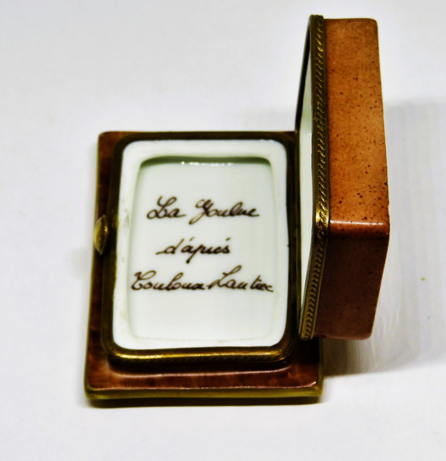 LIMOGES FRANCE BOX - TOULOUSE-LAUTREC PAINTING - MOULIN ROUGE NIGHTCLUB - PARIS
