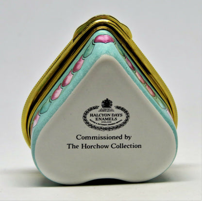 HALCYON DAYS ENAMEL BOX - "MY HEART BELONGS TO DADDY" - HORCHOW - FATHER'S DAY