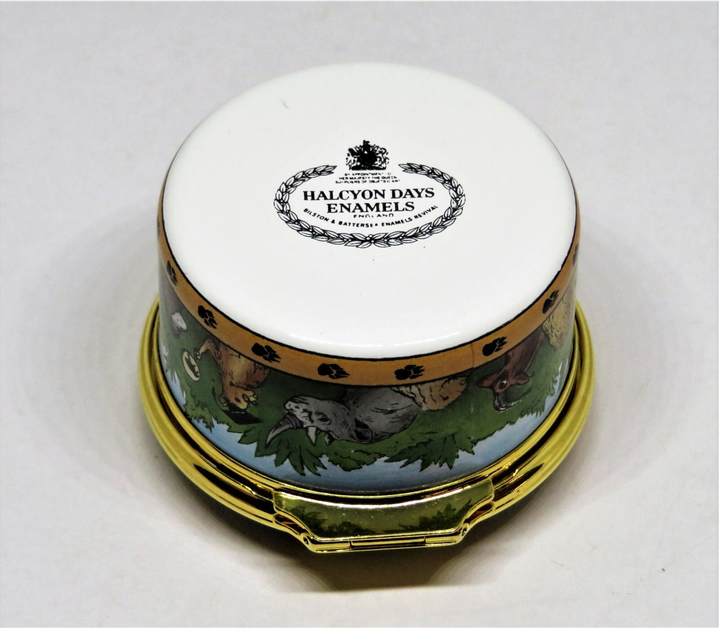 HALCYON DAYS ENAMEL BOX - DR. DOOLITTLE - "TALK TO THE ANIMALS" - MOVIES - SONG