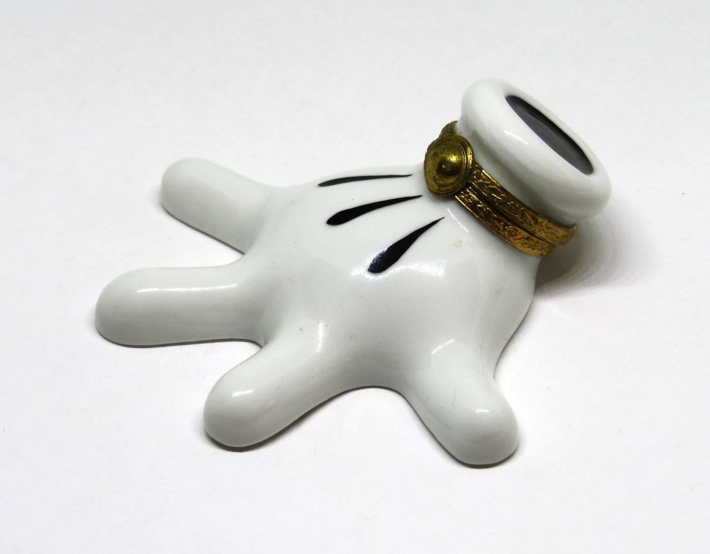 LIMOGES FRANCE BOX - ARTORIA - MICKEY MOUSE'S GLOVED HAND - LE - DISNEY