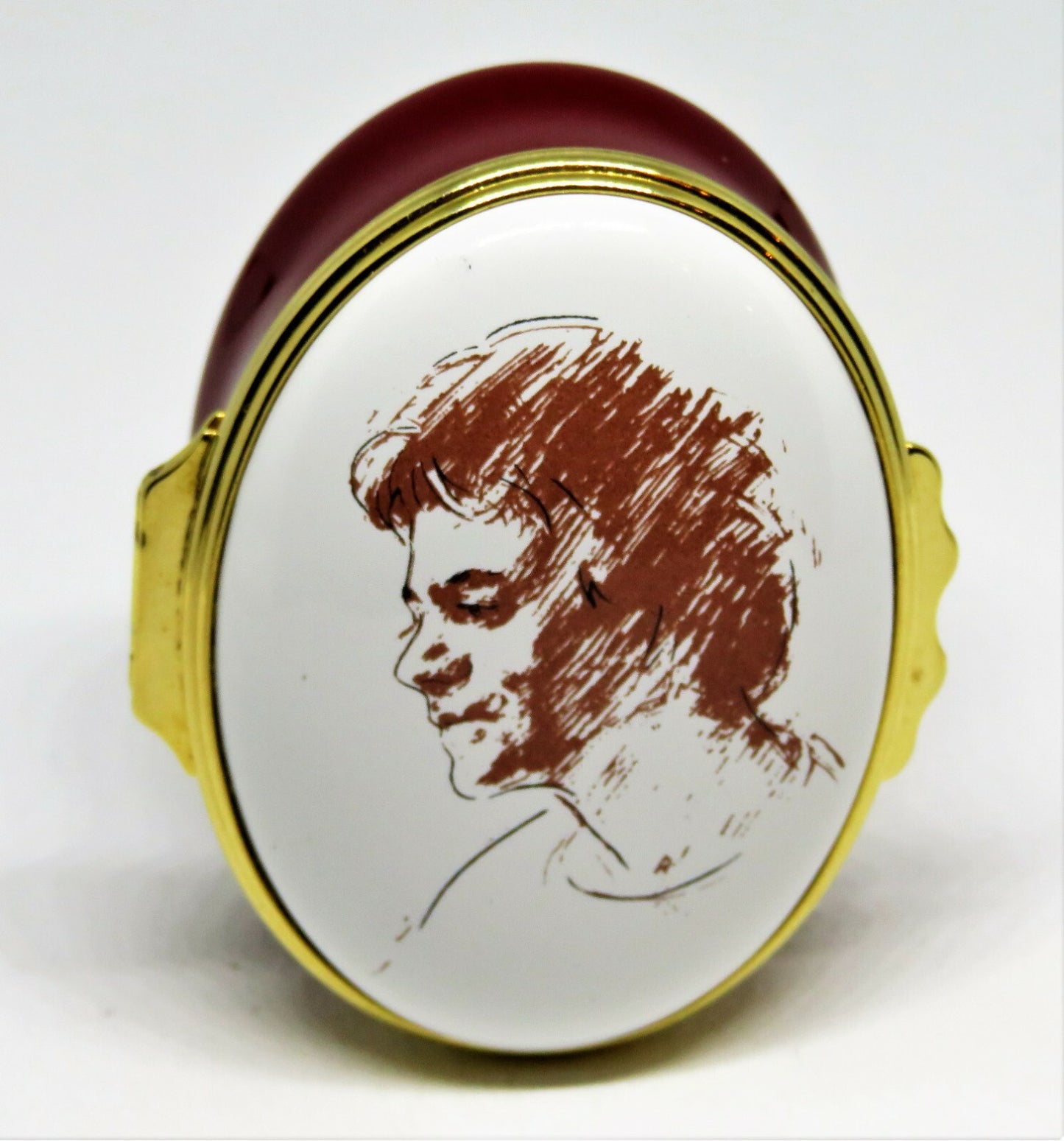 HALCYON DAYS ENAMEL BOX - JOHNNY MATHIS - SHELL CLASSIC GOLF TOURNAMENT - MUSIC