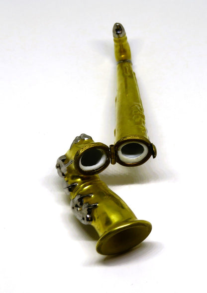 LIMOGES FRANCE BOX ~ ELDA ~ GOLD JAZZ SAXOPHONE ~MUSICAL INSTRUMENT~ LE 15/500