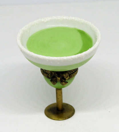 LIMOGES FRANCE BOX - GR - MARGARITA IN A GLASS - ALOHOLIC DRINK - CINCO DE MAYO