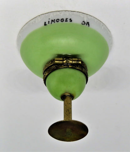 LIMOGES FRANCE BOX - GR - MARGARITA IN A GLASS - ALOHOLIC DRINK - CINCO DE MAYO