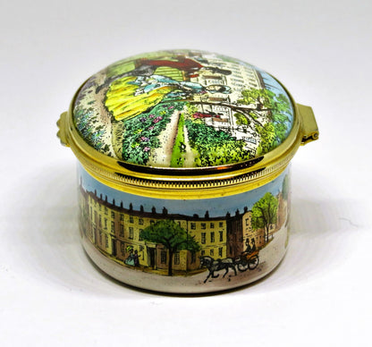 HALCYON DAYS ENAMEL - "THE LOVERS' BOX" - ELIZABETH BARRETT BROWNING POEM