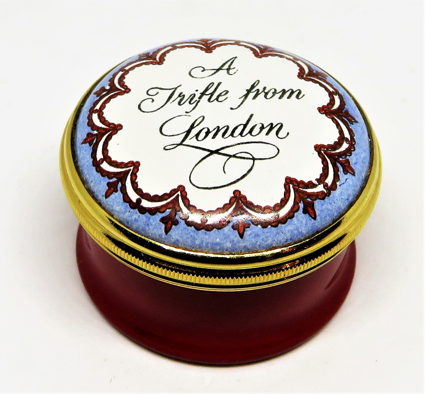 HALCYON DAYS ENAMEL BOX- "A TRIFLE FROM LONDON" - ENGLAND - ST. PAUL'S CATHEDRAL