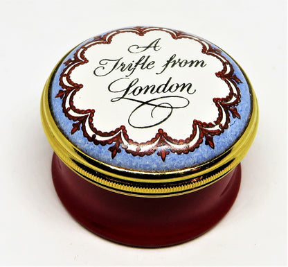 HALCYON DAYS ENAMEL BOX- "A TRIFLE FROM LONDON" - ENGLAND - ST. PAUL'S CATHEDRAL