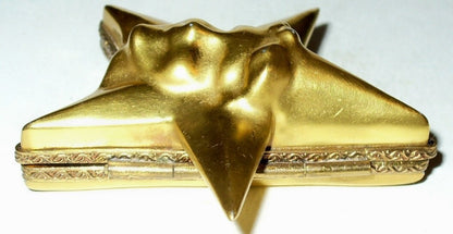 LIMOGES BOX -CHAMART- GOLD STAR - TWINKLE, TWINKLE LITTLE STAR - NURSERY RHYMES
