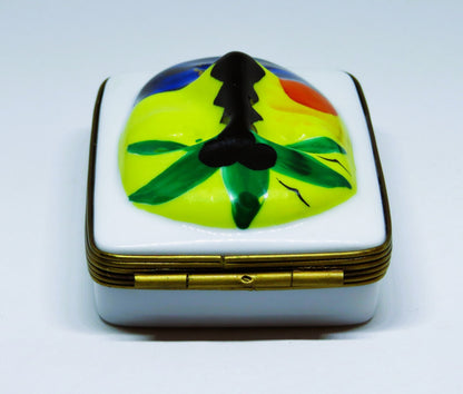 LIMOGES BOX - DUBARRY - PRINCE'S TRUST MASK - BETTE MIDLER - HAWAII BEACH SCENE