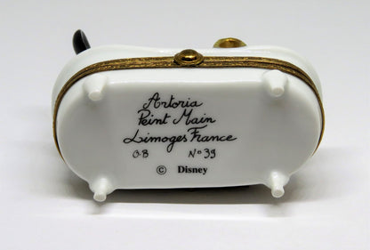 LIMOGES FRANCE BOX - ARTORIA - MINNIE MOUSE TAKING A BUBBLE BATH - DISNEY - LE