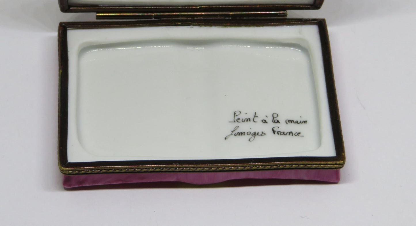 LIMOGES BOX - COOKBOOK & 'WOODEN' SPOON - COQ AU VIN RECIPE - CHICKEN & WINE