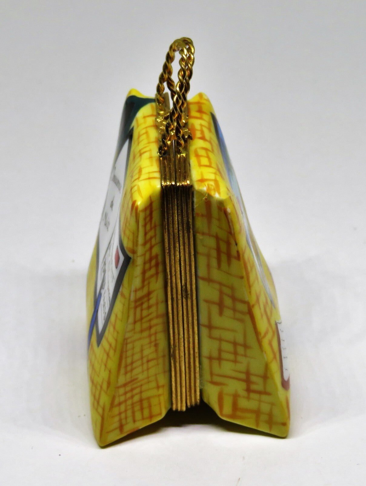 LIMOGES BOX~ LIMOGES IMPORTS ~ STRAW BEACH BAG ~ PURSE/TOTE BAG ~ FRENCH RIVIERA