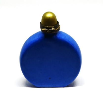 LIMOGES FRANCE BOX - VIALARD - BLUE PERFUME BOTTLE & BIRD - "VIVE LA LIBERTÉ"