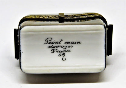 LIMOGES FRANCE BOX~ GR ~ RETRO CHROME TOASTER ~ 3D PIECE OF TOAST & JELLY INSIDE