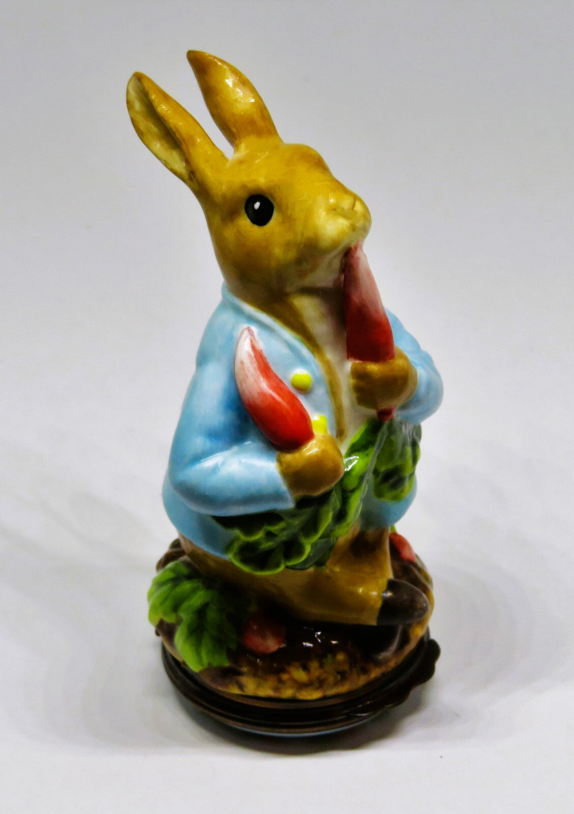 HALCYON DAYS ENAMEL BOX - "TALE OF PETER RABBIT" BONBONNIERE - BEATRIX POTTER