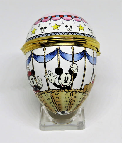 HALCYON DAYS BOX - MICKEY MOUSE & FRIENDS HOT AIR BALLOON - EGG - DISNEY