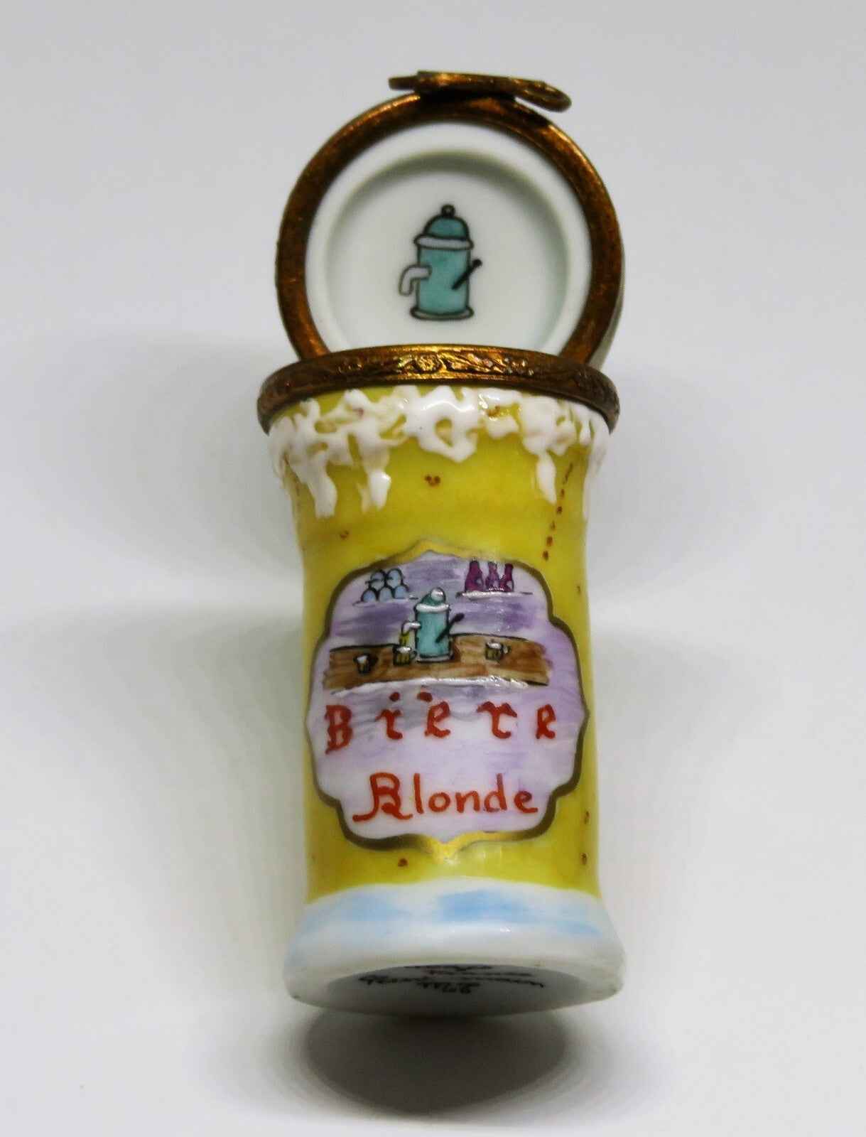 LIMOGES FRANCE BOX - BEER MUG - STEIN - KEG & CUPS - OKTOBERFEST