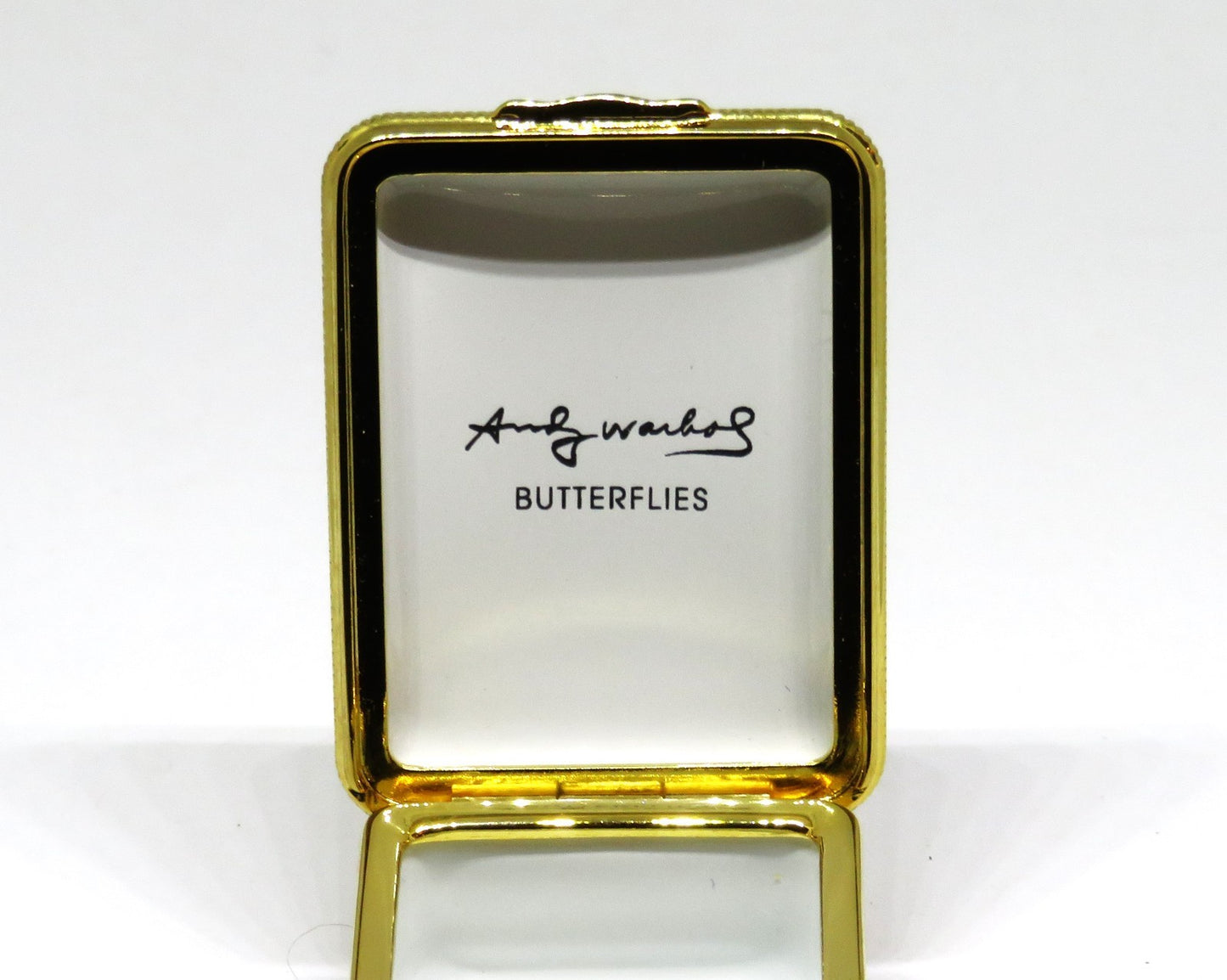 HALCYON DAYS ENAMEL BOX - ANDY WARHOL - "BUTTERFLIES" - BUTTERFLY - POP ART