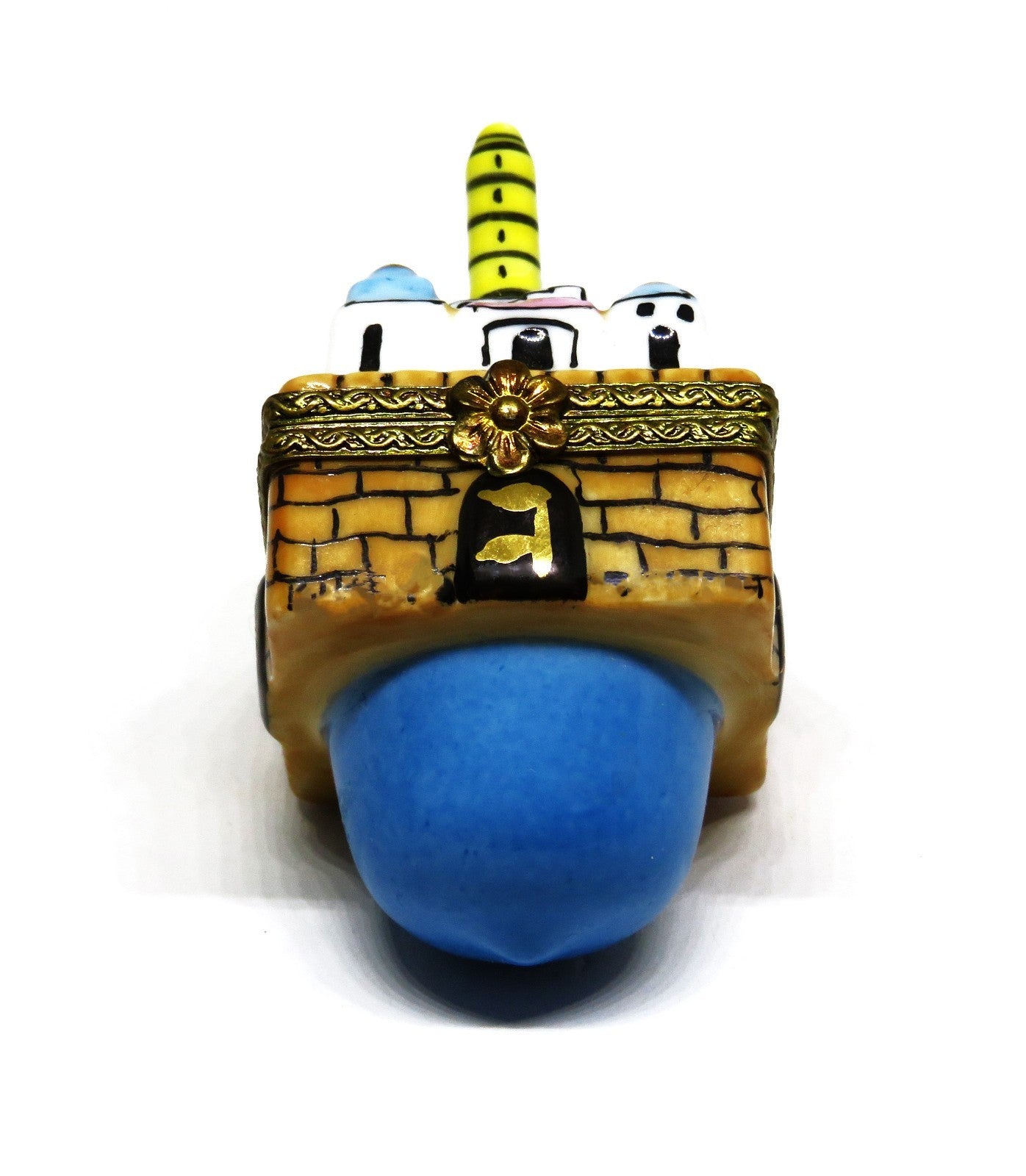 LIMOGES IMPORTS BOX -JUDAICA- HANUKKAH DREIDEL - WALLED CITY OF JERUSALEM - RARE