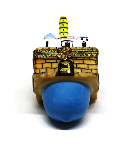LIMOGES IMPORTS BOX -JUDAICA- HANUKKAH DREIDEL - WALLED CITY OF JERUSALEM - RARE